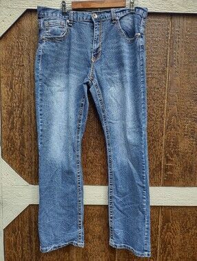 True Luck Denim Straight Jeans Men's 36/32